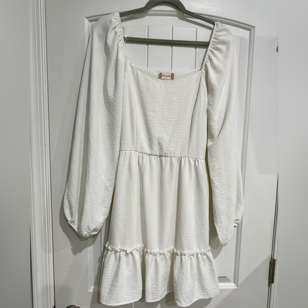 Altar’d State White Long Sleeve Dress